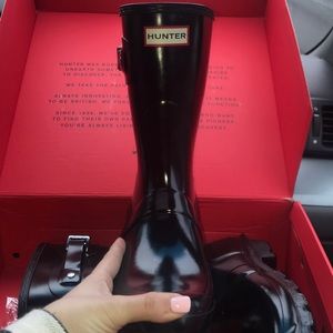 NEVER WORN Hunter rain boots